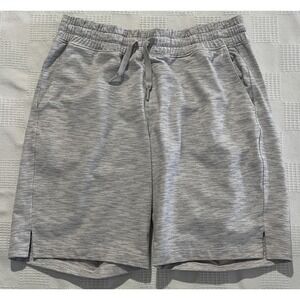 Mondetta Performance Luxury Women's Shorts, Medium White/Gray